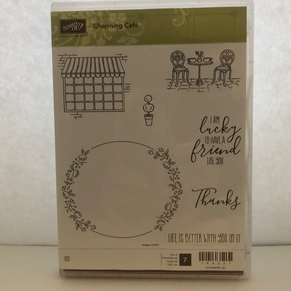Stampin Up, Sizzix, Charming Cafe Bundle